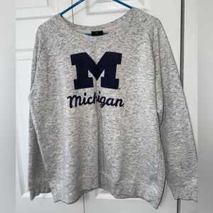 Michigan gray sweatshirt